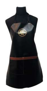 Delantal Barbero NEW  tela gruesa estampado con bolsillo y tiras G2